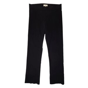 Avenue Montaigne Leah F954 Black Stretch Pull On Straight Leg Pant Trousers 10